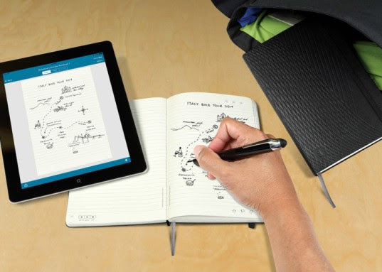 green design, eco design, sustainable design, Moleskin, smarten, Moleskine Livescribe Notebook, analog to digital, electric pen, digital pen