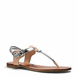 CLARKSON SANDAL - COACH q6003 - BRUSHED IMITATION RHODIUM