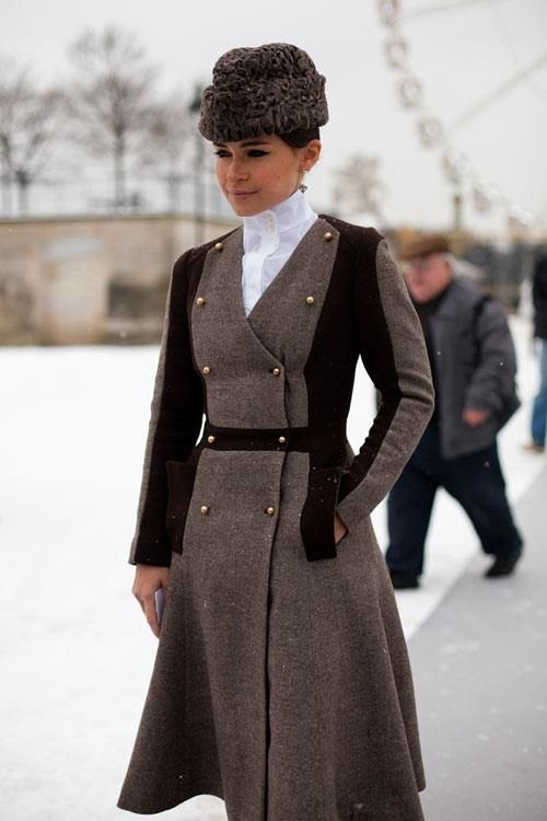 Miroslava Duma at Paris Haute Couture, Spring 2013