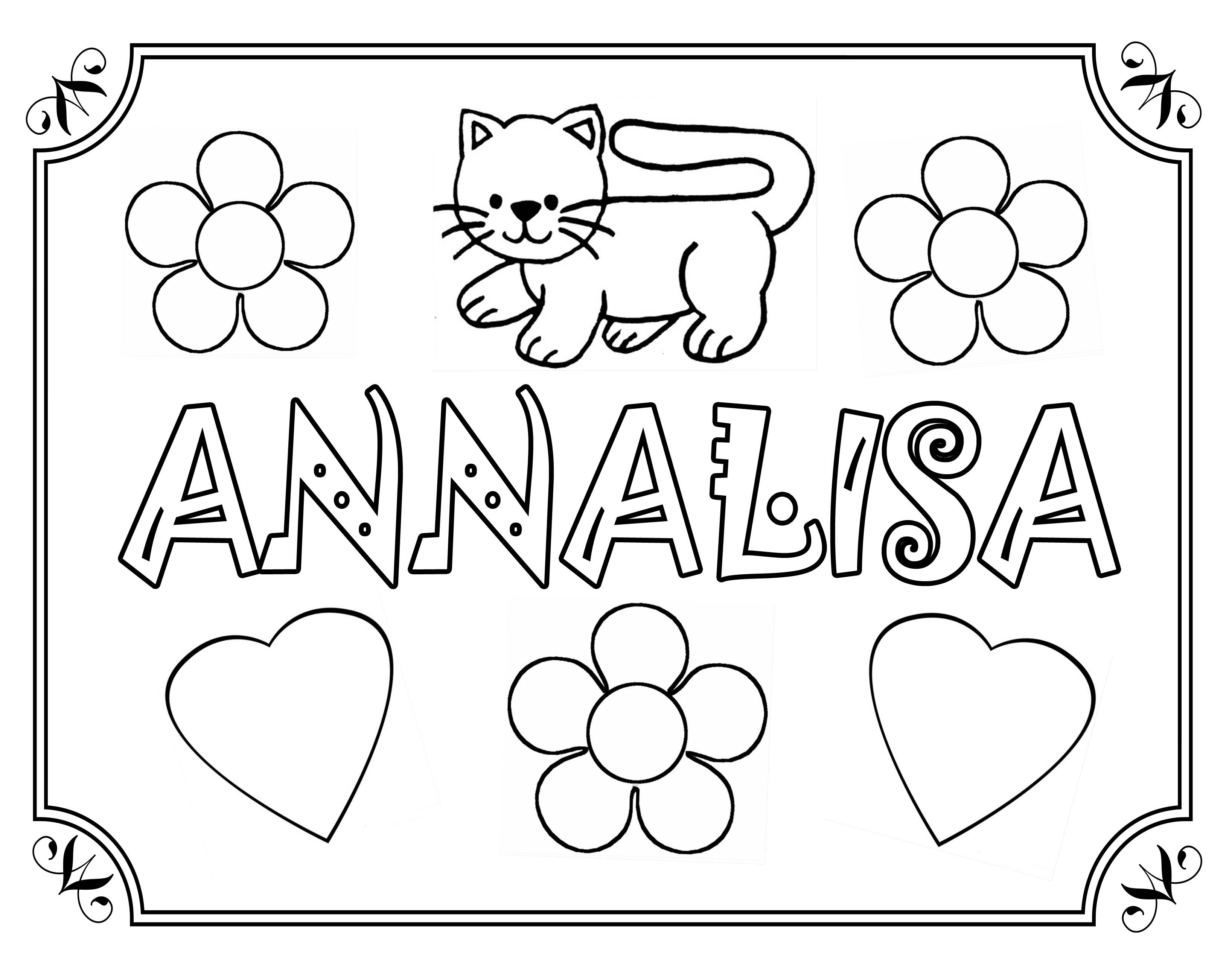 Image Coloriage prénom gratuit