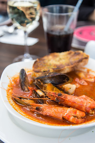 Cape Town V&A Waterfront Greek Fisherman Seafood Chowder