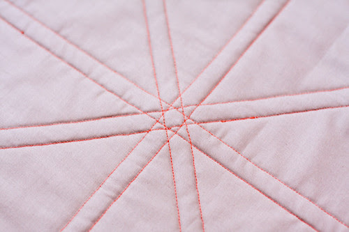 Tangerine Slices Mini Quilt by jenib320