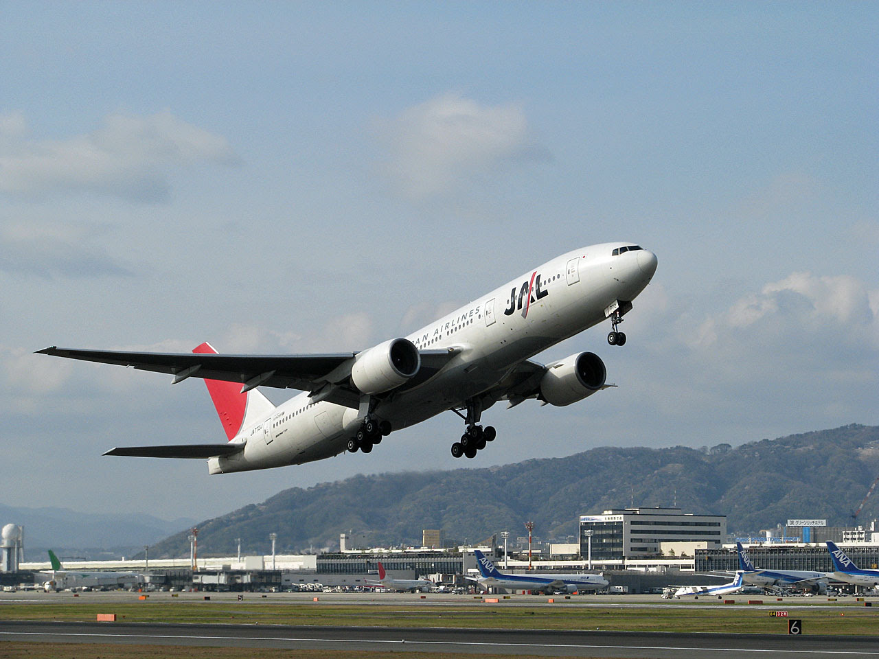 飛行機写真の館 壁紙館 日本のエアライン