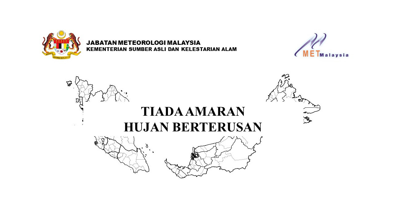 Heavy Rain Warnings(Courtesy of Malaysian Meteorological Department)