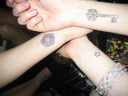 moon star tattoos