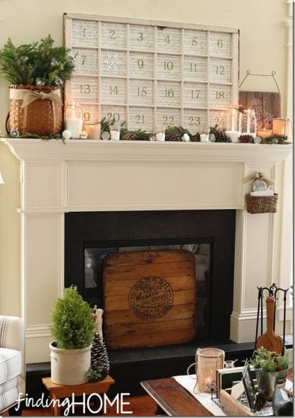 Get Ready To Decorate Your Fireplace Mantel For Christmas So May Fun And Unique Ideas In This List Of 30 Perfect Holiday Mantels Featured On Remodelaholic Com