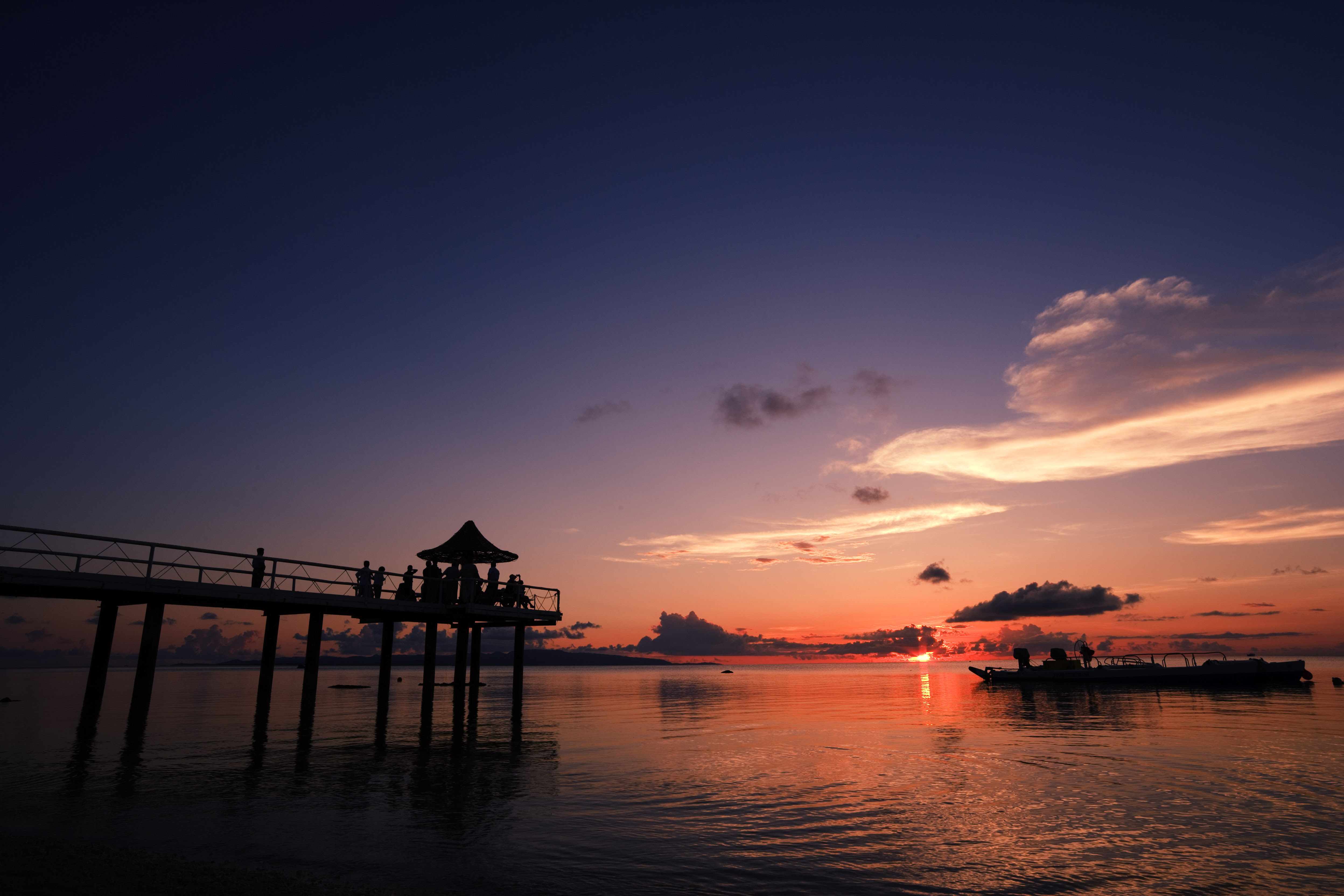 ゆんフリー写真素材集 No 2916 石垣島の夕暮れ 日本 沖縄