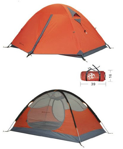Free Shipping Chinese Famous Brand 2 Person Double Layer Aluminum Alloy Camping Tent Traveling Tent