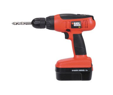 Black & Decker 18v Cordless Drill/Driver Kit (CD1800SKA)