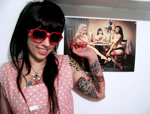 tattooed girl