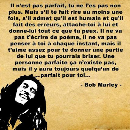 Bob Marley 18 Citations La Vache Rose