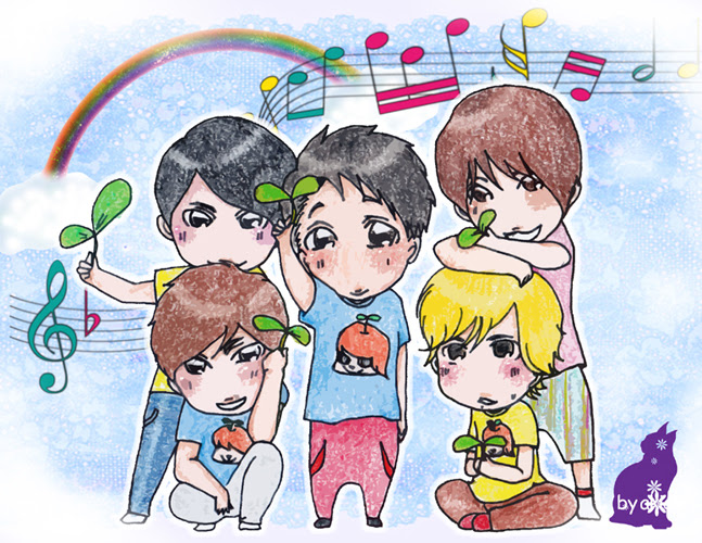 Blue Cat またまた２４時間テレビのイラスト 完成版