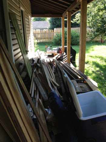 The Cover Up: DIY Exposed Beams | younganddomestic