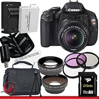 Canon EOS Rebel T3i 18 MP CMOS Digital SLR Camera w/ 18-55mm IS II Lens Package 3