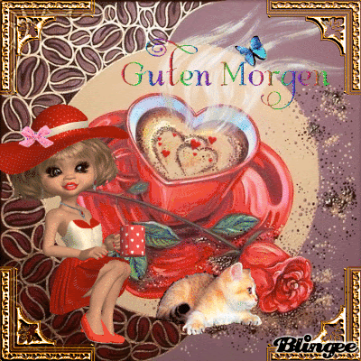 Image result for Guten Morgen blingee
