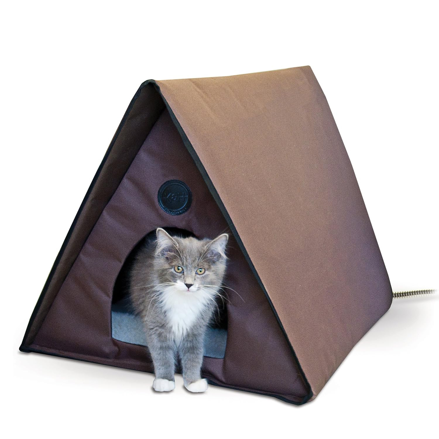 Large Heated Cat House Outdoor Warming Mat Heater Shelter Bed Pet Dog 