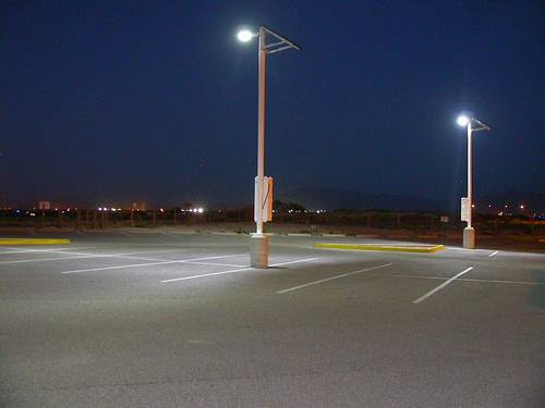 solar powered led flood lights for parking
