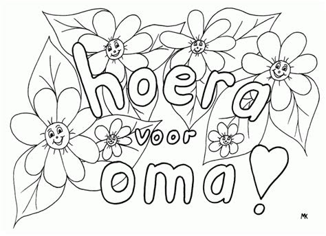 verjaardag oma kleurplaat kleurplaatjenl