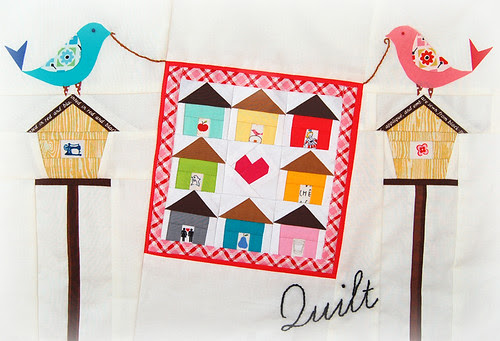 Quilt on a line - Ringo Pie Bee