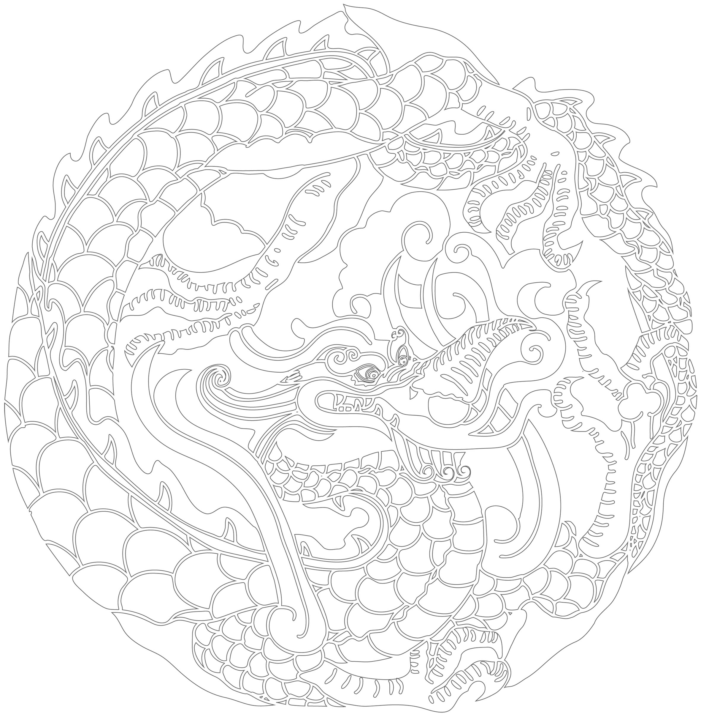 Image Coloriage inspiration zen gratuit