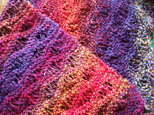 dyed,spun and knitted merino