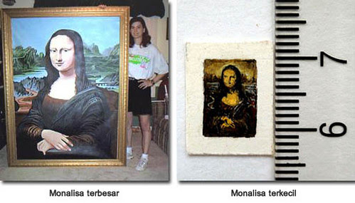 monalisa terbesar, monalisa terkecil, karya unik monalisa, louvre museum, leonardo da vinci, renaissance, La Gioconda, La Joconde, Lisa del Giocondo, florence