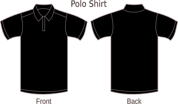 Download Black Polo Shirt Clip Art at Clker.com - vector clip art online, royalty free & public domain
