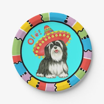 Fiesta Havanese Paper Plate