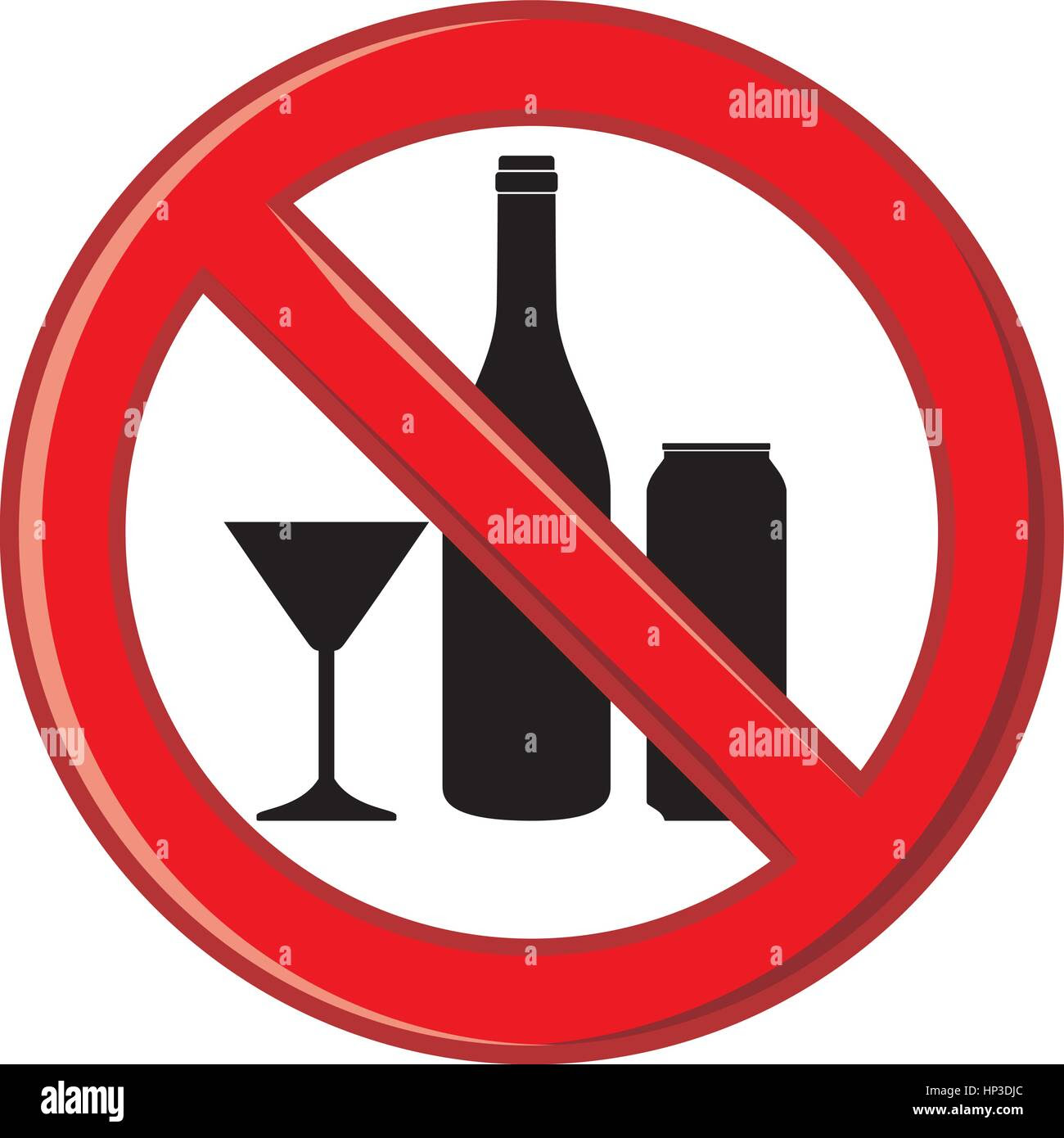 Symbol alcohol ban Stock Vector Art & Illustration, Vector ...
