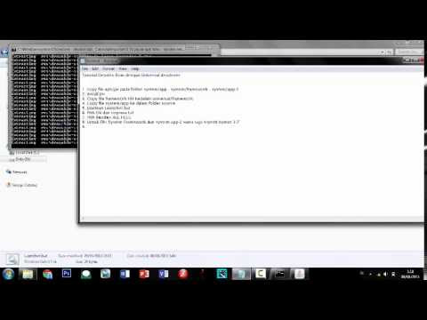 Tutorial Cara DEODEX ROM dengan UNIVERSAL DEODEXER With Video