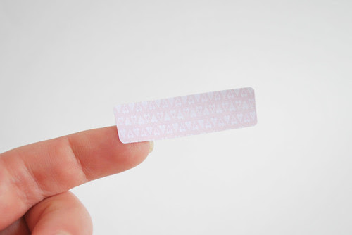 patterned labels