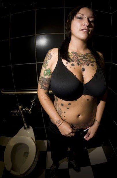 tattooed girl
