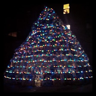 Lobster Pot Christmas Tree #gloucester #home #lobsterpot #lights