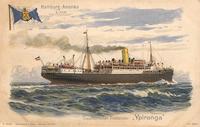 Image of ss Ypiranga (Hamburg-America Line)