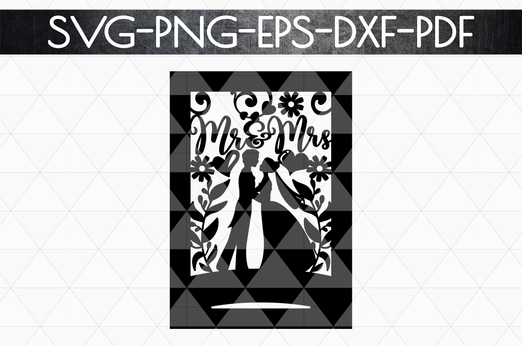 Download 50 Wedding Papercut Svg SVG PNG EPS DXF File for Cricut, Silhouette and Other Machine