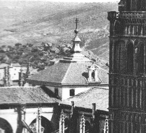 Cimborrio de la Catedral de Toledo antes de 1910. Foto Rodríguez
