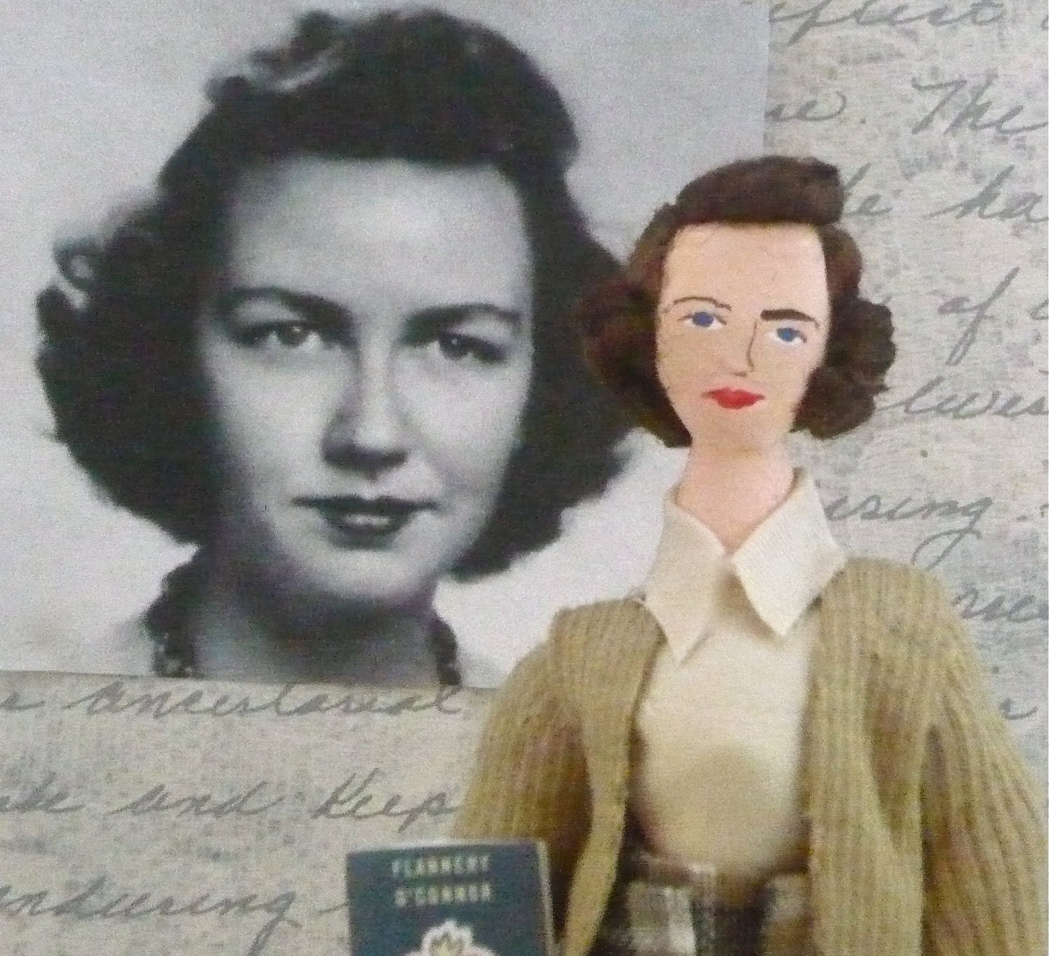 Flannery O' Conner Miniature Literary Collectible Writer Doll