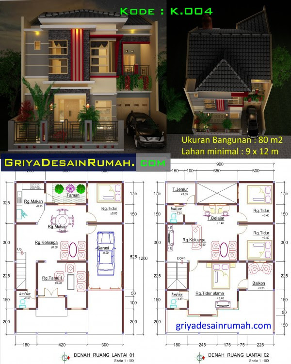 Desain Rumah Minimalis Modern 2 Lantai  Jasa Desain Rumah