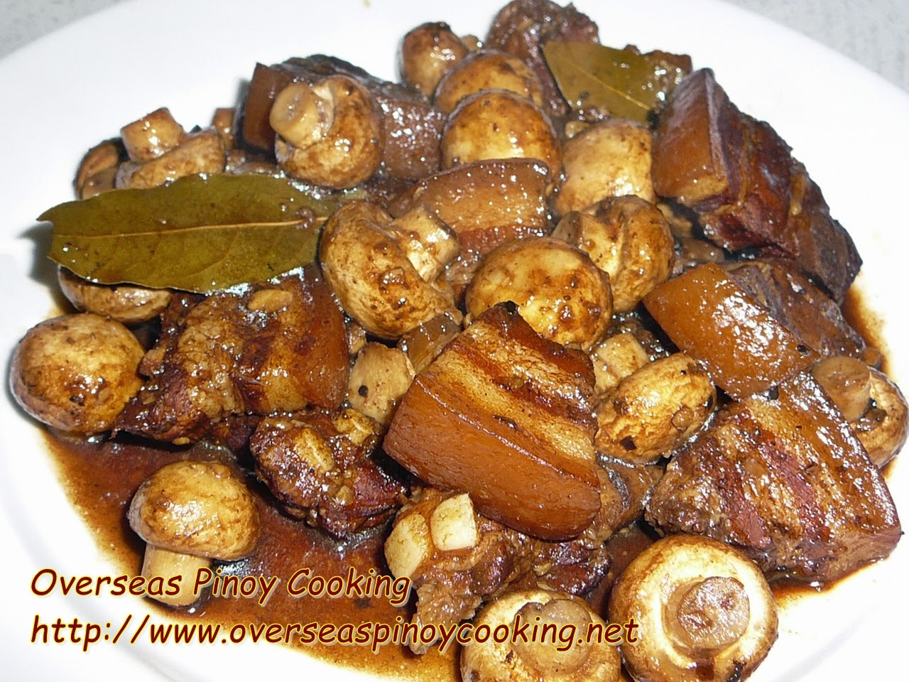 Pork with Mushroom Adobo