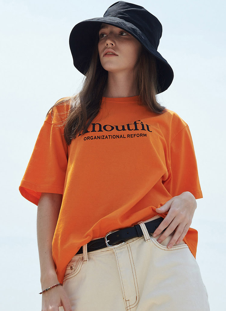 その他 サイバースペース 安全 オレンジ T シャツ レディース Bellabeauty Jp