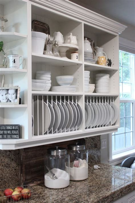 ideas   open kitchen wall shelves shelterness