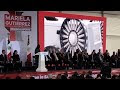 Sismo sorprende en 2o. Informe de Gobierno de Mariela Gutiérrez