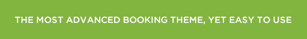BookYourTravel -  The most advanced booking theme, yet easy to use