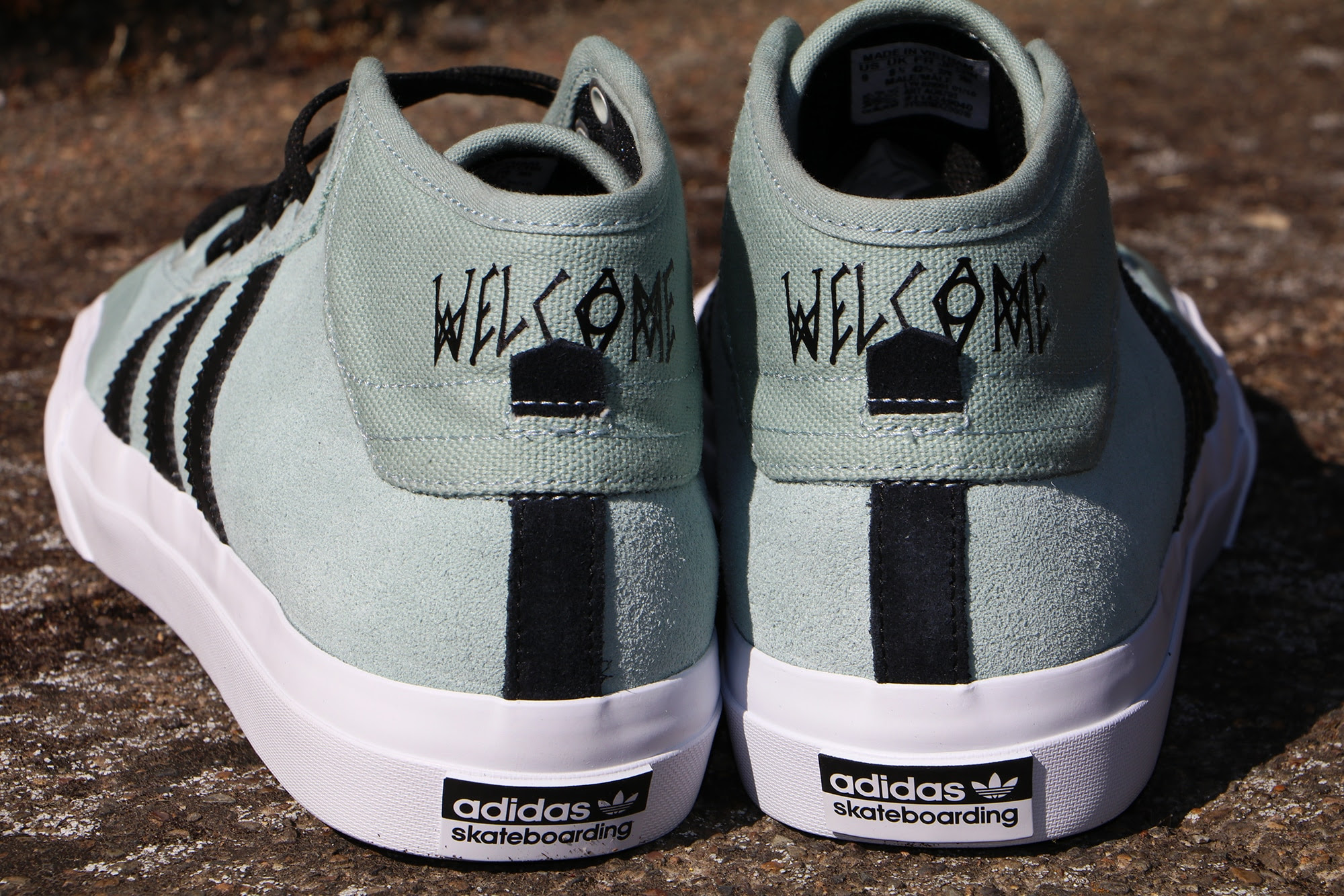  Adidas  x Welcome Matchcourt Mid Skate Shoes 