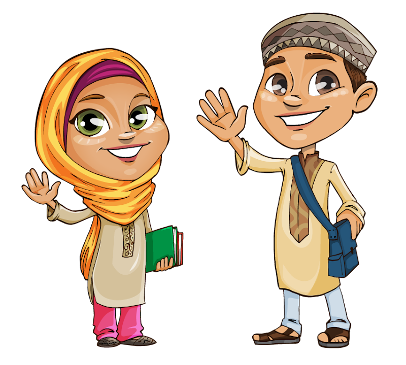 19+ Muslim Kids Clip Art