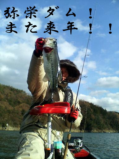 弥栄ダム釣行 白帯