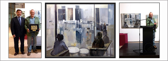 TARRAGONA-PINTURA-PREMI-CONCURS-MÚTUA PRIVADA CATALANA-CONCURSOS-CATALUNYA-QUADRES-VIDA QUOTIDIANA-FOTOS-CERIMONIA-PORT-ARTISTA-PINTOR-ERNEST DESCALS