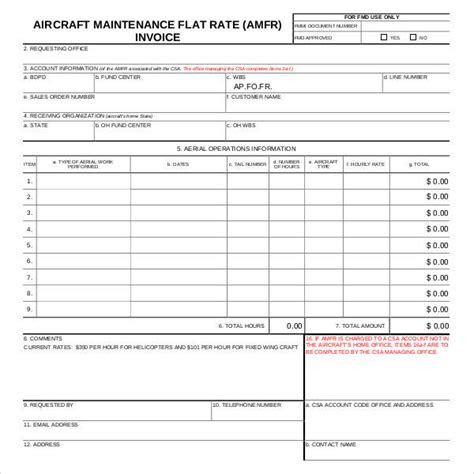  free 47 sample blank invoice templates in ms word google docs