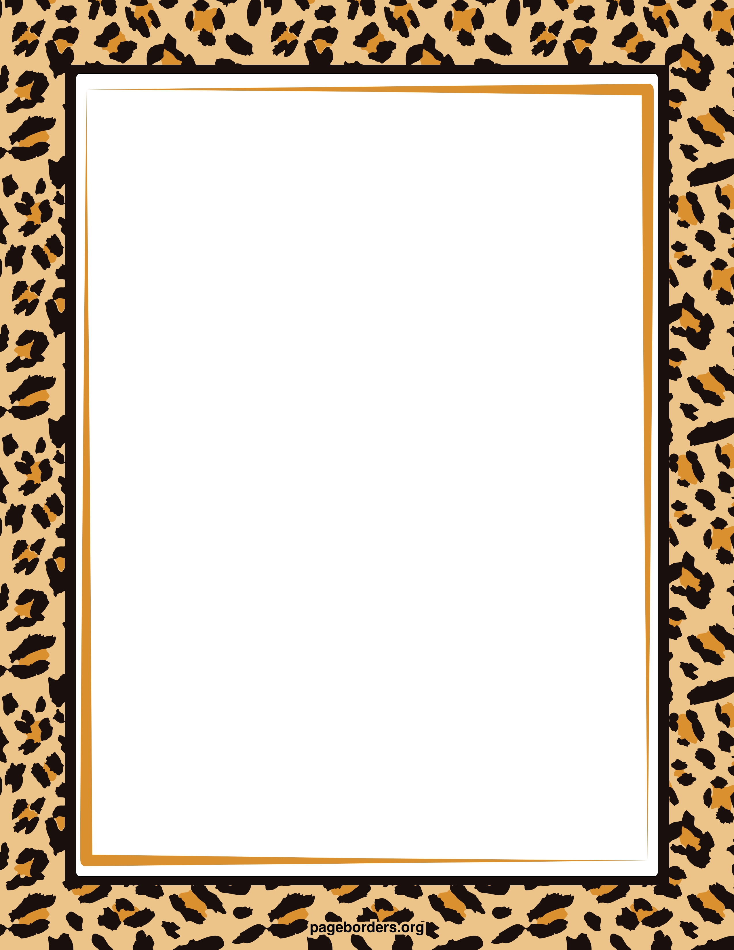 Free Zebra Print Border Cliparts.co