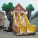 Embracing inflatable slide